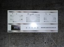 (image for) Beko BIF22100X compatible fascia sticker set.