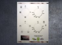 (image for) Hotpoint DUH 10D IX Compatible fascia sticker set.