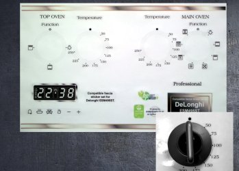 (image for) Delonghi ESM495ST Compatible fascia sticker set.