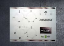 (image for) John Lewis JLBIDOS904 Compatible fascia sticker set.
