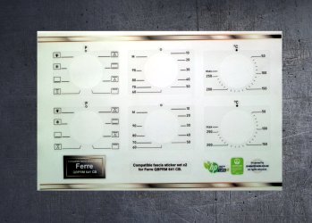 (image for) Ferre QBPRM 6141 CB Comaptible fascia sticker set x2.