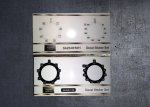 (image for) HOTPOINT SA2540HWH, SA4544HIX, SA2540HBL compatible fascia sticker set.