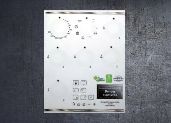 (image for) Smeg SUK81MFX8 compatible panel fascia sticker set.